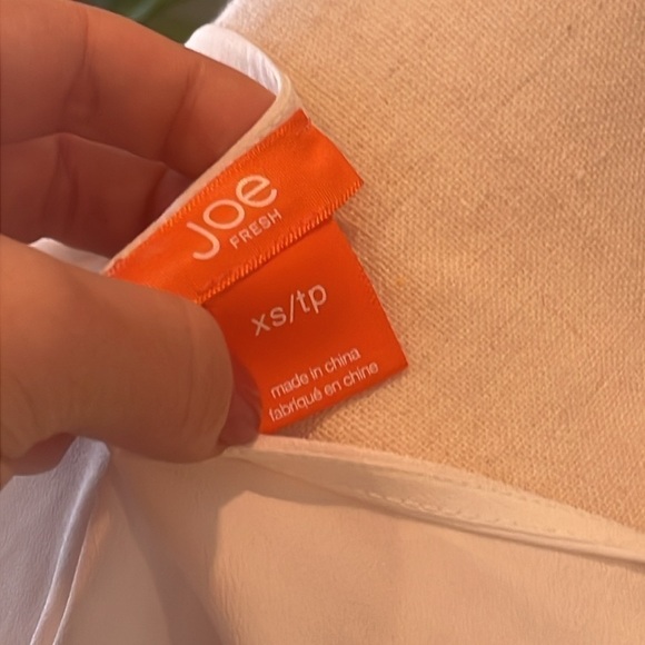 EUC Joe White  3/4 Sleeve Womens Blouse Size xsmall - Picture 5 of 7